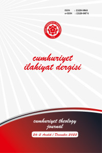 Cumhuriyet İlahiyat Dergisi Kapak resmi